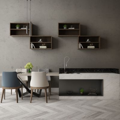 现代家居组合，饰品，沙发柜子挂画