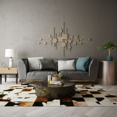 现代家居组合，饰品，沙发柜子挂画