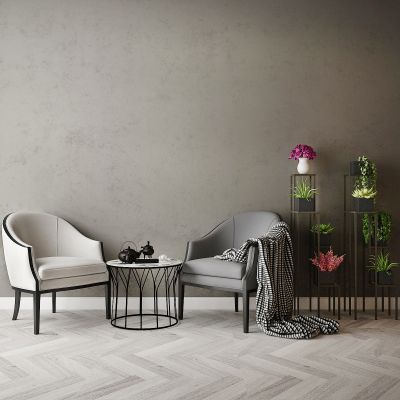 现代家居组合，饰品，沙发柜子挂画