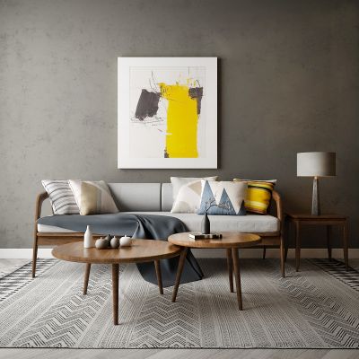 现代家居组合，饰品，沙发柜子挂画