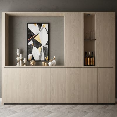 现代家居组合，饰品，沙发柜子挂画