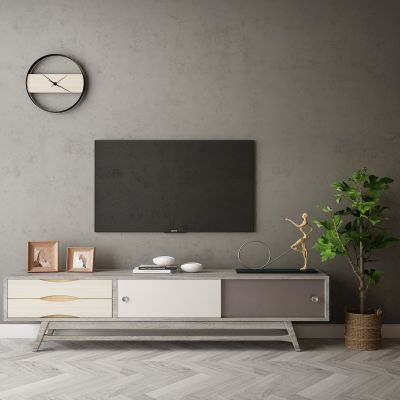 现代家居组合，饰品，沙发柜子挂画