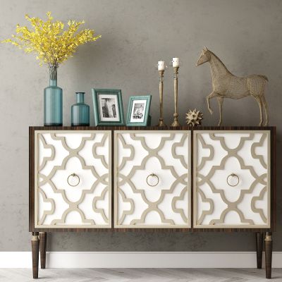 现代家居组合，饰品，沙发柜子挂画