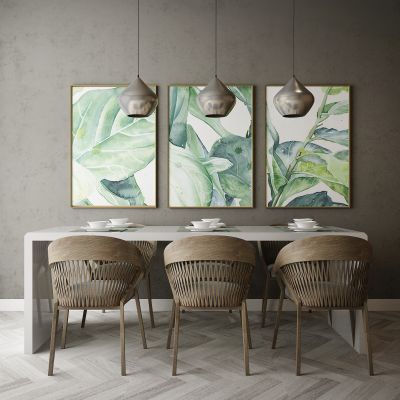 现代家居组合，饰品，沙发柜子挂画