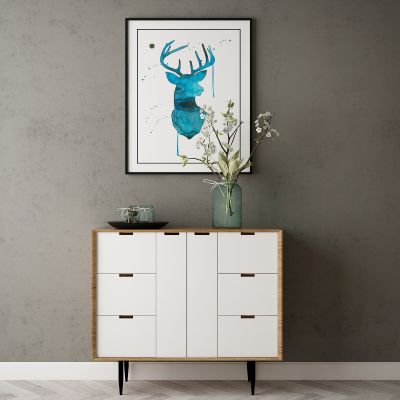 现代家居组合，饰品，沙发柜子挂画