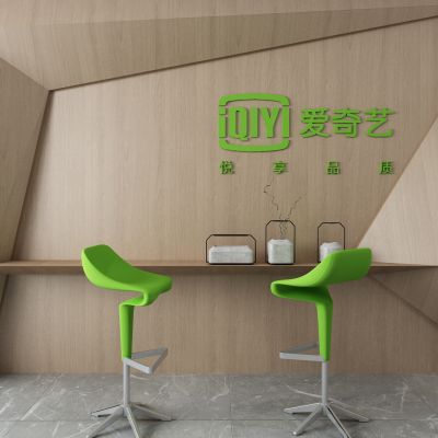 现代背景墙 吧椅