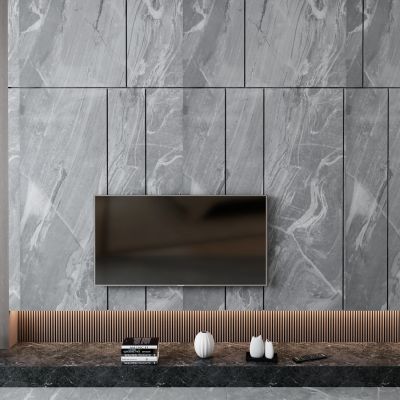 后现代电视背景墙