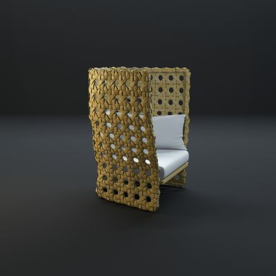 现代户外沙发3D模型