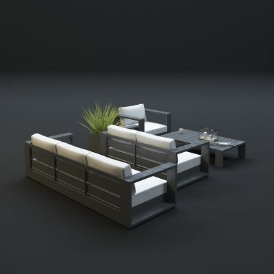 现代户外沙发