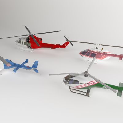 现代飞机 直升机