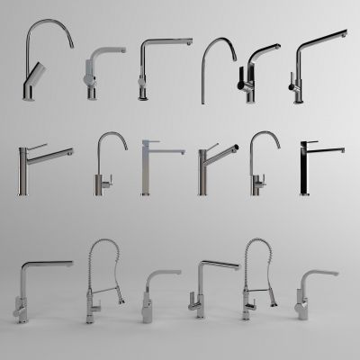 现代不锈钢水龙头