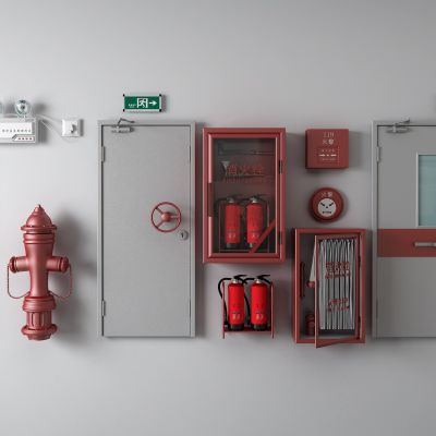 现代消防门 灭火器