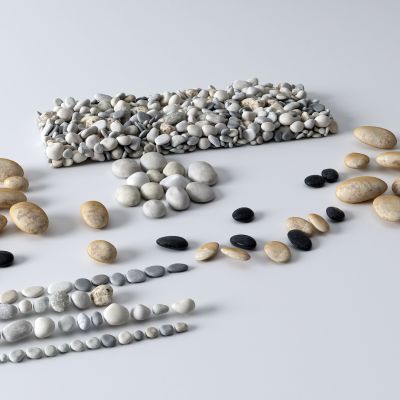 现代鹅卵石