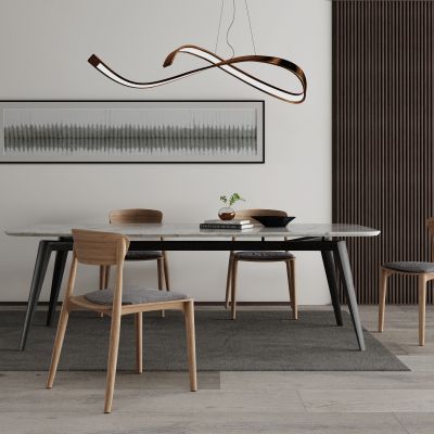 现代餐桌 吊灯