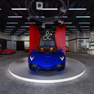 现代汽车展厅 4s店