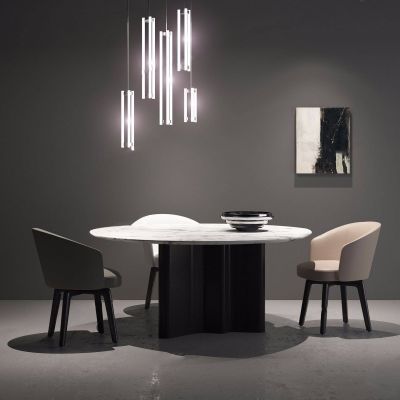 现代餐桌椅组合