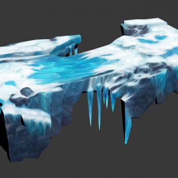 现代冰山石头