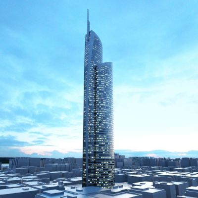 现代高层办公建筑