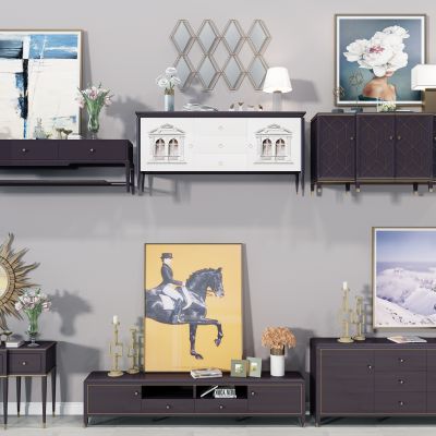 装饰柜电视柜组合