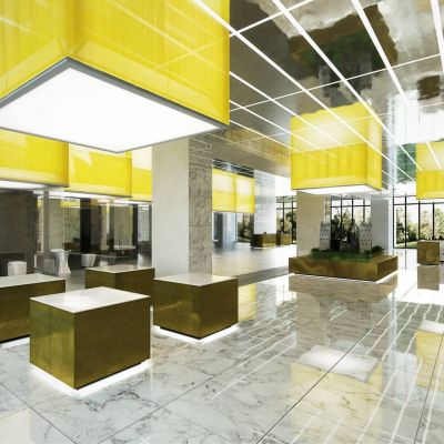 现代展厅会展中心售楼处室内