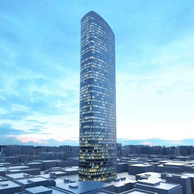 现代高层办公建筑