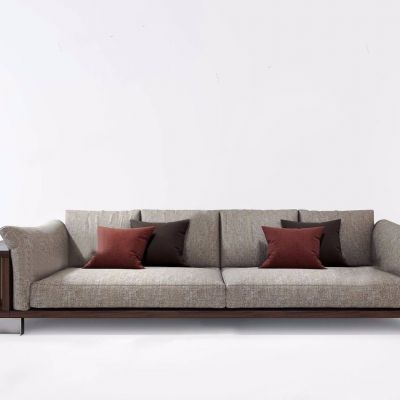 新中式双人沙发