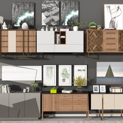 装饰柜电视柜组合