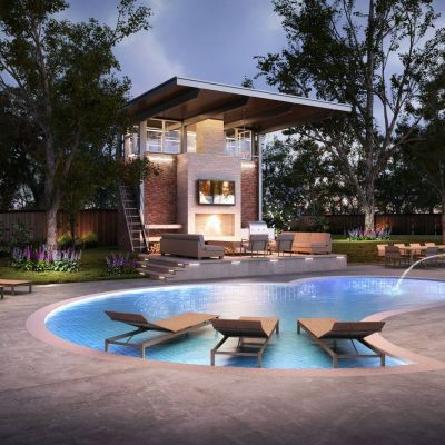 现代超写实国外别墅私人住宅