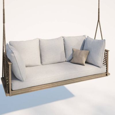 现代庭院休闲吊椅组合