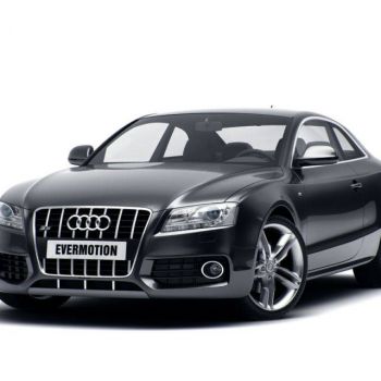 现代奥迪汽车产品渲染