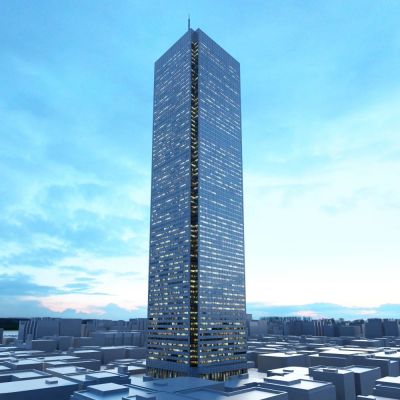 现代高层办公建筑