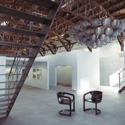 现代艺术空间画展展厅