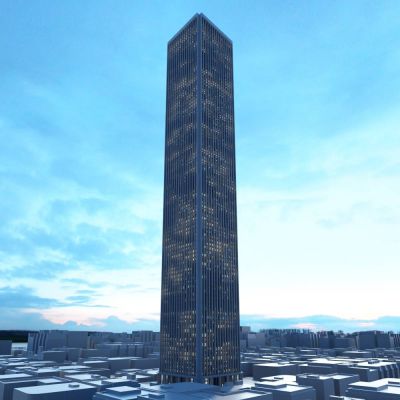 现代高层办公建筑