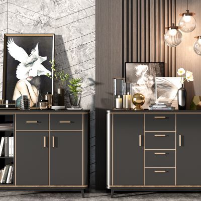 装饰柜电视柜组合