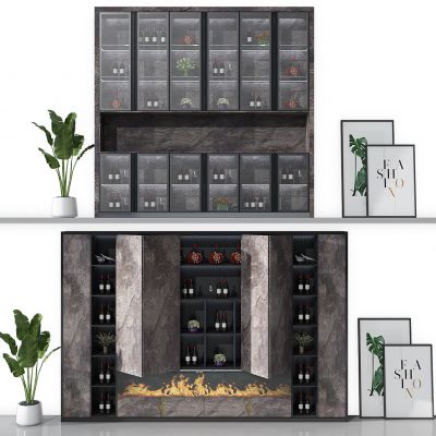 装饰柜电视柜组合