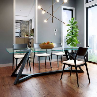 现代餐桌椅组合