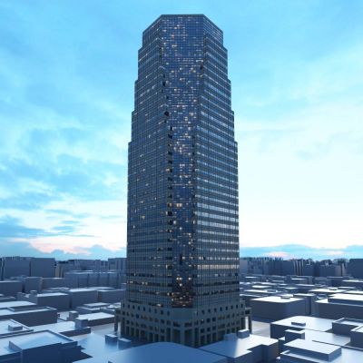 现代高层办公建筑