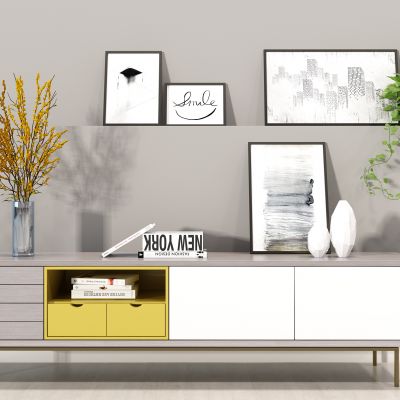 装饰柜电视柜组合