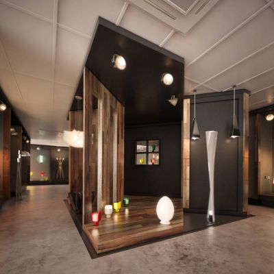 现代超写实室内办公室