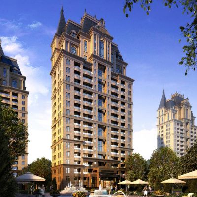 现代龙沙文化创意产业园欧式住宅建筑