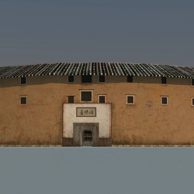 中式客家土楼 建筑 房屋
