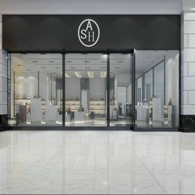 现代服饰店店门门头