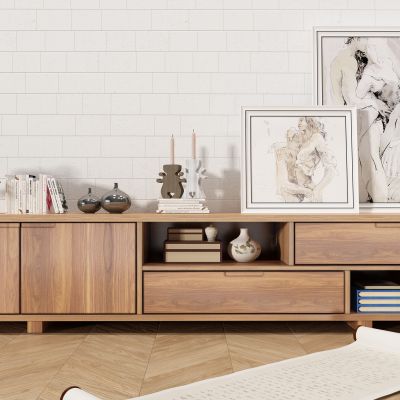 装饰柜电视柜组合