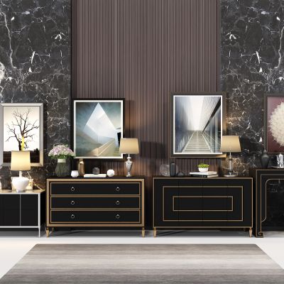 装饰柜电视柜组合