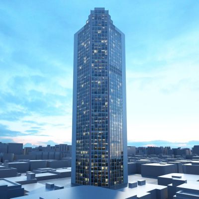 现代高层办公建筑