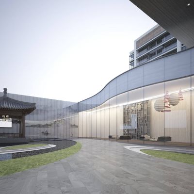 现代地产售楼处会所