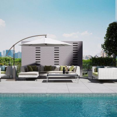 现代花园户外沙发茶几组合