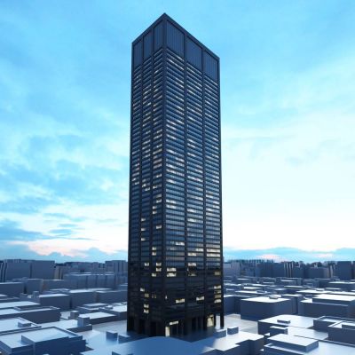 现代高层办公建筑