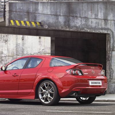 现代马自达汽车室外场景