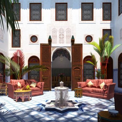 现代菲斯麦地那佩林庭院旅馆